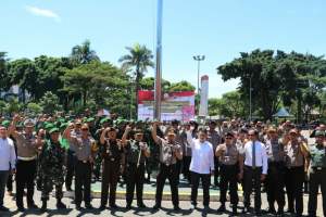 Polres Serang Kota Simulasi Pengamanan Pilkada&nbsp;