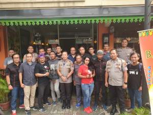 Tangkal Virus Corona, Kapolresta Tangerang Ajak Wartawan Jaga Kesehatan