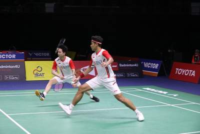 Skuad Putra Indonesia Menang Telak Atas Tim Tuan Rumah di Piala Thomas 2022