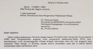 LBH Keadilan Sarankan Pemprop Banten Lapor Polisi Soal Surat Edaran Permohonan Dana Pengamanan Pilkada