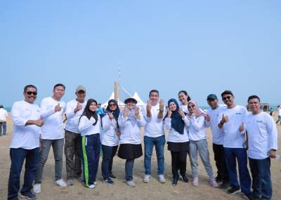 Rayakan Hari Jadi ke 34, PT Asahimas Chemical Gelar Turnamen Bola Voli Putri