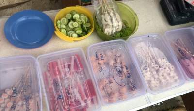 Jenis Varian Sate Sosis, Bakso, cheesestick.