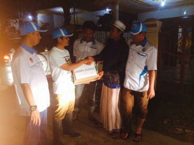 DPD KNPI Kabupaten Tangerang Bantu Korban Banjir