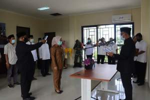 Kasi Pemerintahan Kecamatan Pakuhaji Resmi Jabat Pj. Kades Rawa Boni