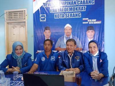 Demokrat Kota Serang Solid Dukung AHY