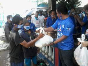 DPC Partai Demokrat Kota Serang Sediakan Kebutuhan Pokok Untuk Masyarakat Terdampak Corona
