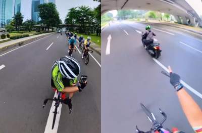 Viral Pesepeda Hampir Jadi Korban Begal, Ponsel Nyaris Raib