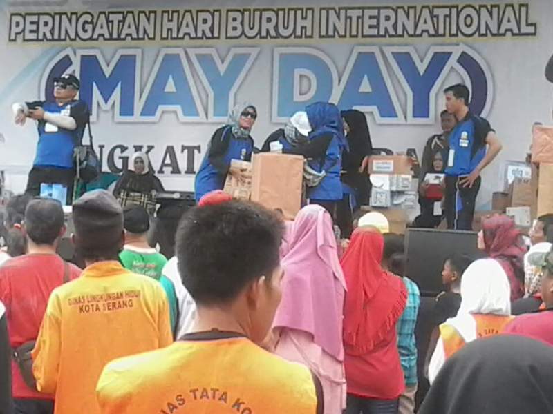 Tidak Aksi Di Banten 2,000 Buruh Aksi di Jakarta
