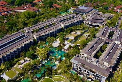 Ilustrasi penginapan di Bali.