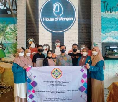 Mahasiswa Unpam Beri Penyuluhan Tentang Pentingnya Laporan Keuangan di PT Pelangi Indosari