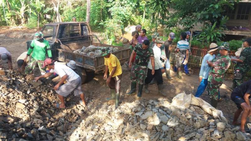 Hari Ke-10 TMMD Kodim 0601/ Pandeglang Prioritaskan Pembangunan Jalan
