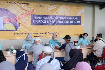 DJP Banten adakan operasi katarak gratis.