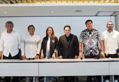 Anggota Satgas Mafia Bola, dalam perkenalan kepada awak media, Rabu (20/9/2023) sore, di Jakarta.