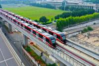 Pengoperasian LRT Jabodebek.