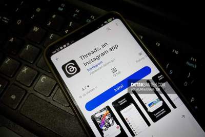  Ilustrasi aplikasi Threads. (Aip/detakbanten)