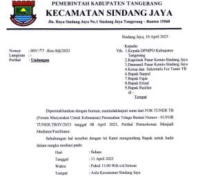 Soal Pemecatan RT dan RW, Warga Telaga Bestari Diundang Camat