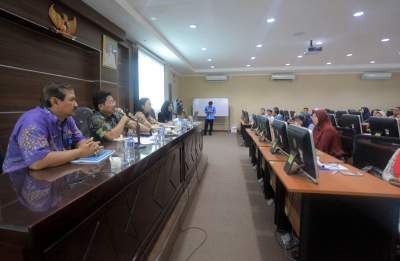Suasana  pelatihan digital marketing di Kota Tangerang.