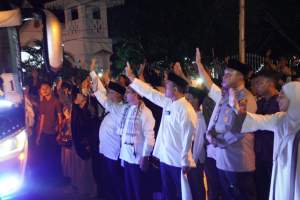 Wali Kota Bersama Forkopimda Melepas Keberangkatan 117 Jamaah Calon Haji Kota Tanjungbalai