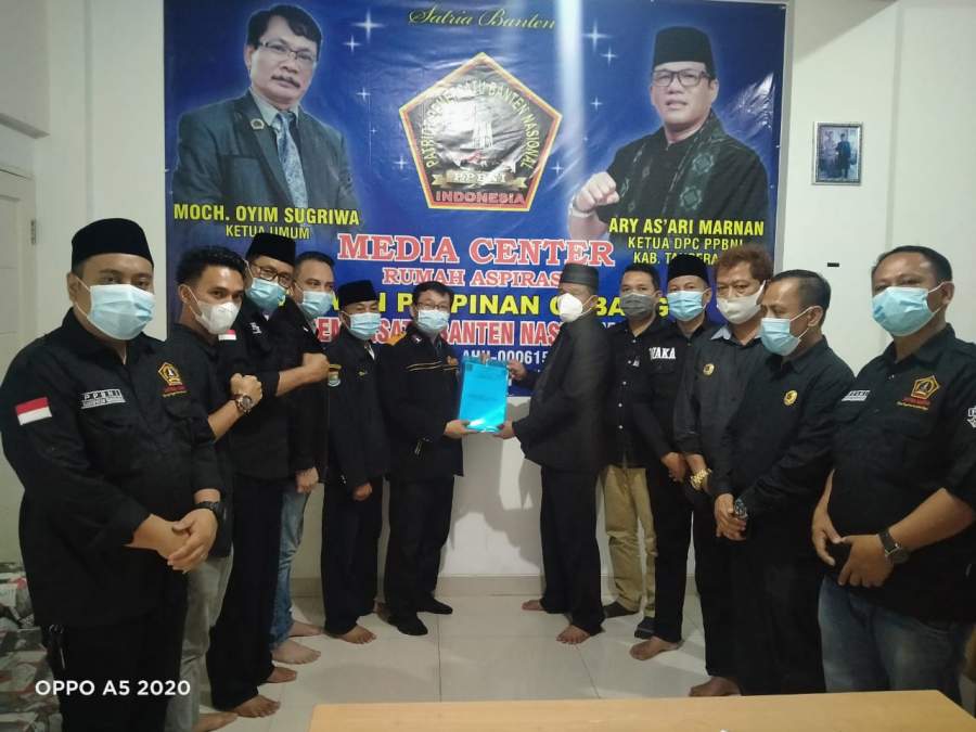 Ari As'ari Marnan Resmi Jabat Ketua DPC Ormas Satria Banten PPBNI