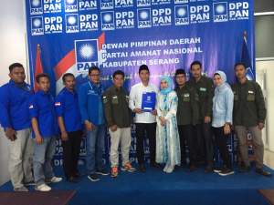 Siap Nyalon Bupati Serang,  Wahyu Papat  Daftar Ke Gerindra, PDI P dan PAN