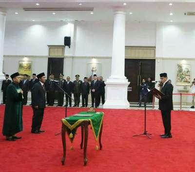 Gubernur Banten Lantik Al Muktabar Sebagai Sekda Terpilih