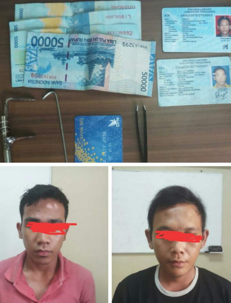 Untuk Kedua Kalinya Beraksi, Polres Serang Gagalkan Pelaku Pencongkel ATM BRI di Depan PT Lung Cheong