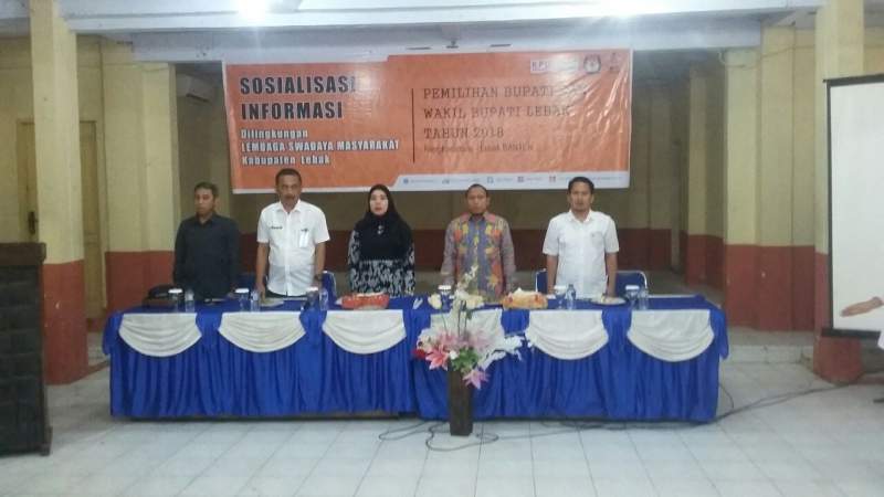 KPU Lebak Undang LSM Sosialisasikan Pilkada