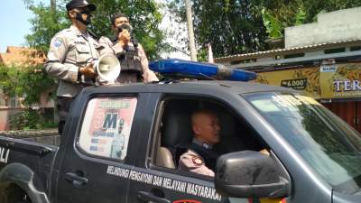 Gelar Woro - Woro, Polsek Balaraja Himbau Warga Untuk Divaksin