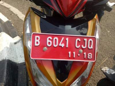 Riki Curi Sepeda Motor Plat Merah Pegawai Dishub