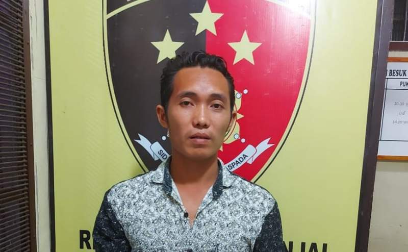 Pria kolor ijo viral di media sosial ditangkap polisi