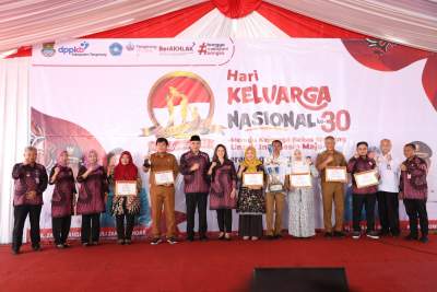 Zaki Hadiri Peringatan Harganas di Sukadiri