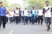 Hari Perhubungan Nasional Diperingati dengan Jalan Sehat