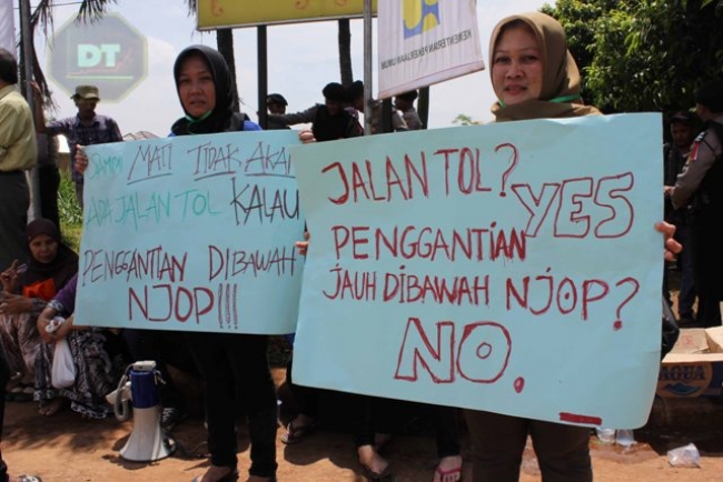 Forkot Cijago Tuntut Ganti Rugi Tanah