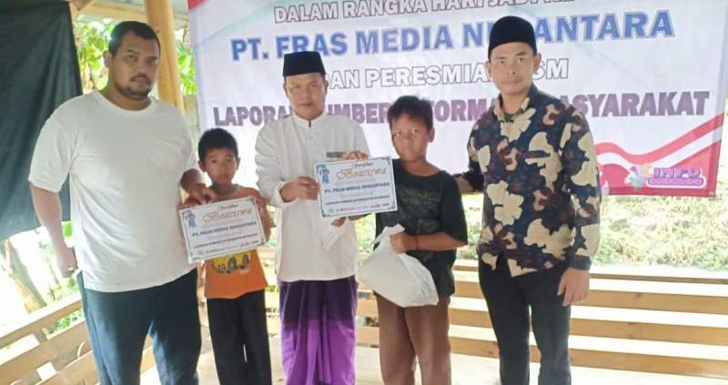 PT Fras Media Nusantara Santuni Anak Yatim Piatu Serta Bagikan Beasiswa