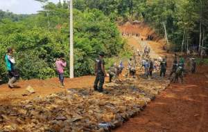 Hari Ketiga Pelaksanaan TMMD Di Lebak Hampir Rampung
