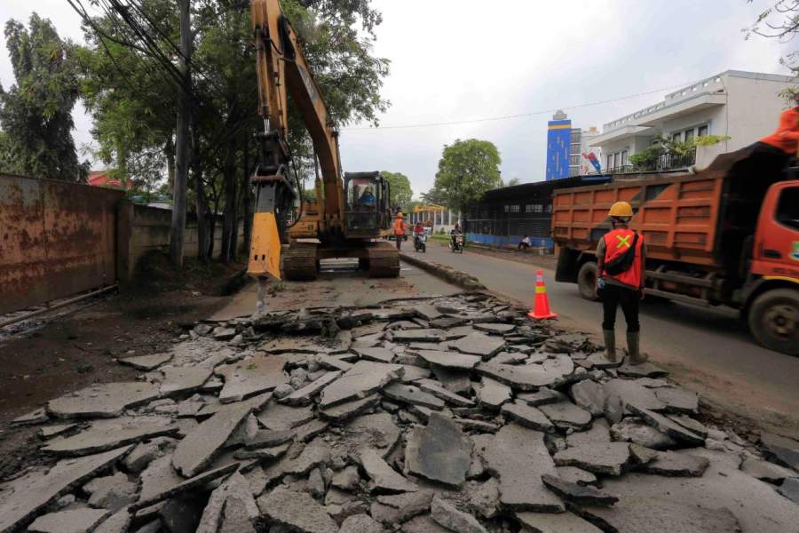 Pemkot Tangerang,Terus Sediakan Infrastruktur Jalan yang Baik
