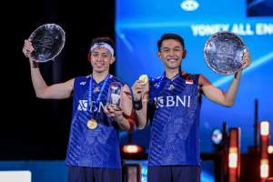 VIDIO: Fajar Alfian/Rian Ardianto Juara Ganda Putra All England 2023
