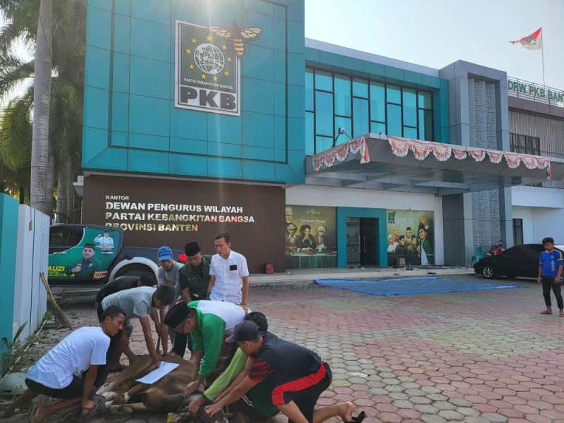 DPW PKB Banten Potong 1 Ekor Hewan Kurban
