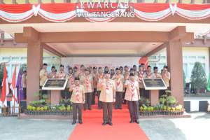 Zaki Pimpin Upacara Hut Pramuka Ke 59 Tingkat Kwarcab Tangerang