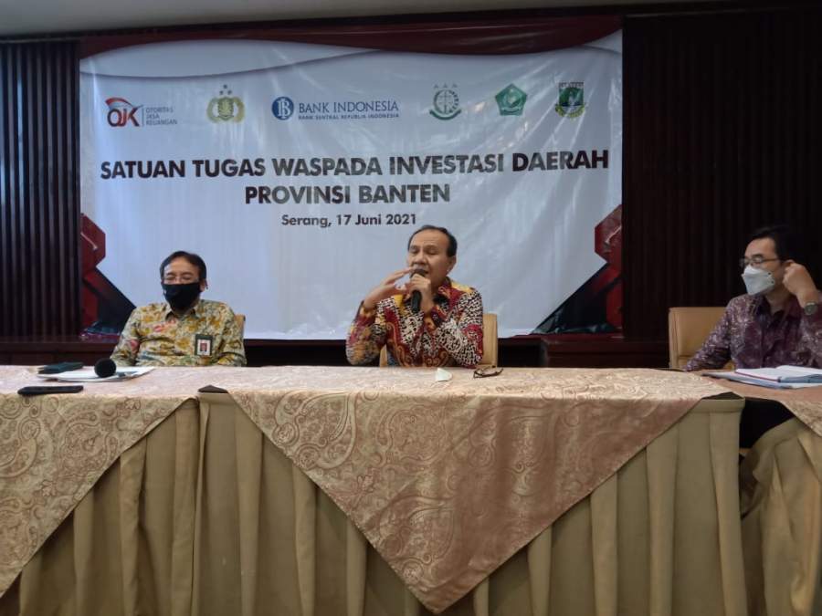 Lindungi Masyarakat Banten, OJK DKI dan Banten Bentuk Satgas Waspada Investasi