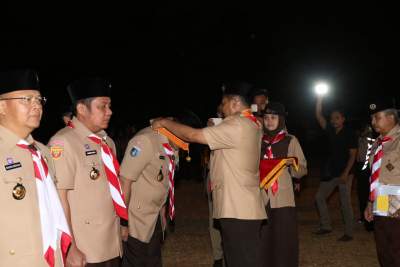 Zaki Terima Penghargaan Tertinggi Lencana Melati Pramuka