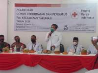 Dewan Kehormatan dan Ketua PMI Kecamatan Pakuhaji Resmi Dilantik