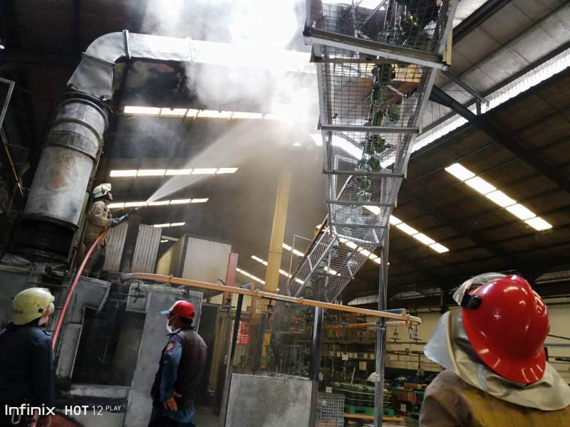 Pabrik Pompa Air di Balaraja Terbakar