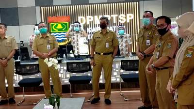 Ditengah Pandemi, DPMPTSP Kabupaten Tangerang Tetap Layani Perizinan Secara Online