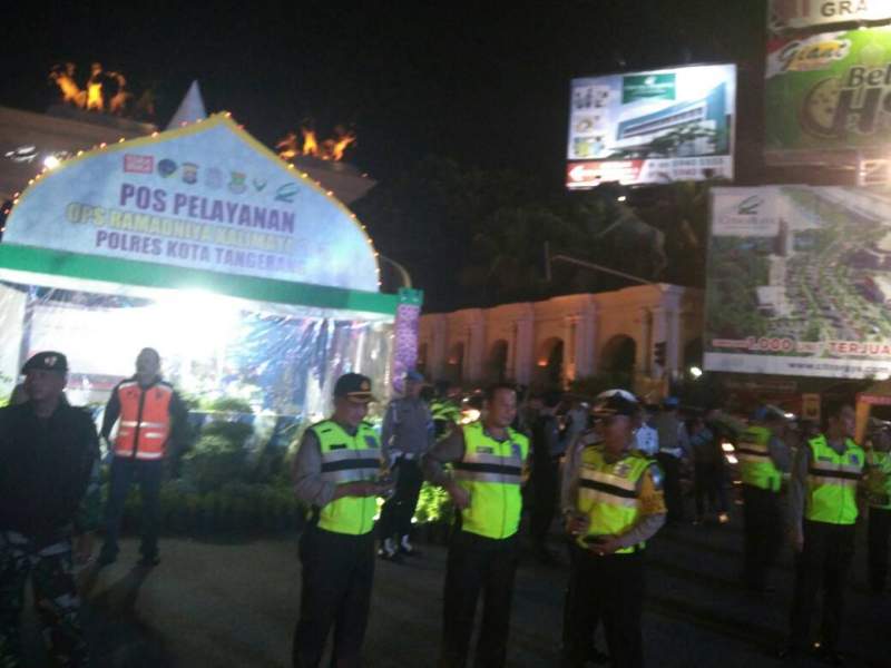659 Personil Amankan Malam Takbir di Kabupaten Tangerang