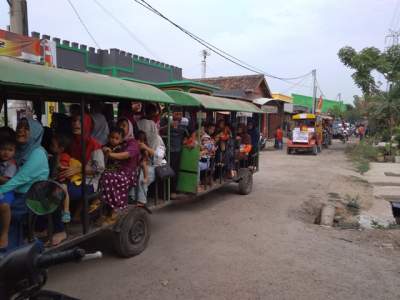 Pawai Odong-Odong Meriahkan Tahun Baru Islam Di Ciruas Desa