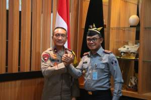 Sambangi Polda Banten, Kakanwil Bahas Peningkatan Pelayanan