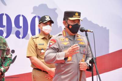 AKABRI Angkatan 90 Gelar Vaksinasi di Kecamatan Kelapa Dua