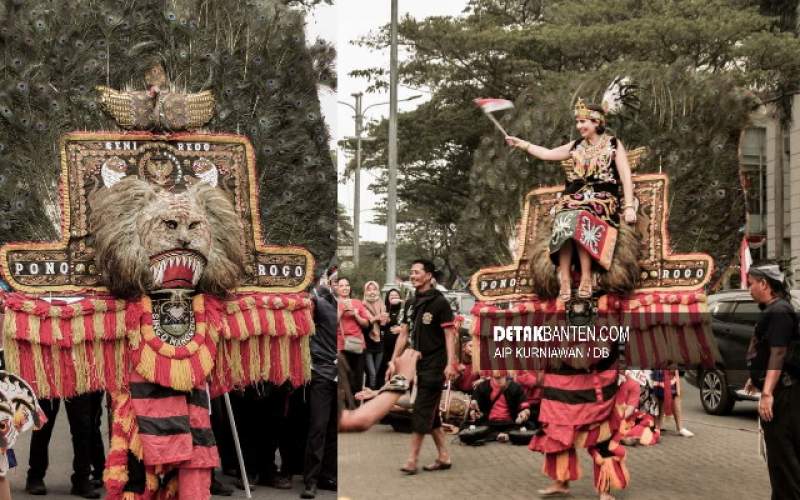 Kesenian Reog. (foto: Aip/detak) 