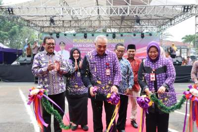 Zaki Hadiri Peringatan Hari Koperasi Ke-76